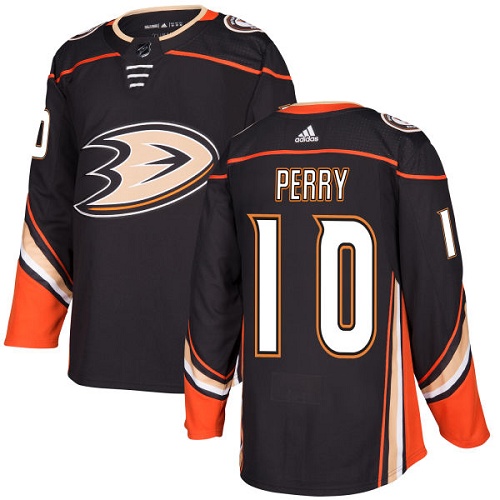 Adidas Ducks #10 Corey Perry Black Home Authentic Stitched NHL Jersey